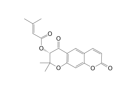 SCUTEFLORIN_A;3'-SENECIOYLOXY-4'-OXO-3',4'-DIHYDRIXANTHYLETIN