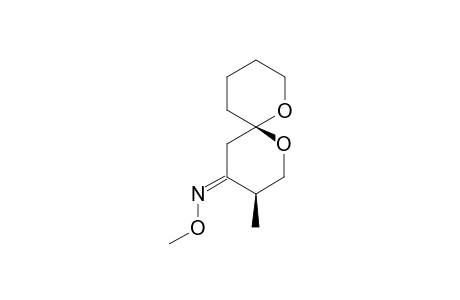 (3S,6R)-3-Methyl-1,7-dioxaspiro[5.5]undecan-4-one-O-methyl oxime