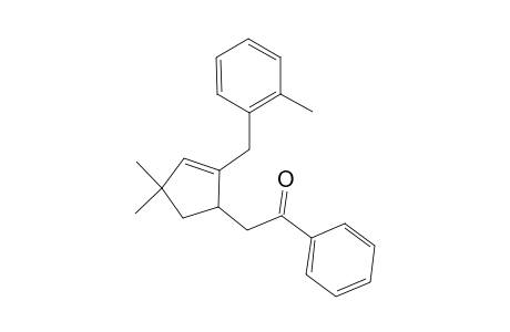 2-[4,4-Dimethyl-2-(2-methylphenyl)methyl-2-cyclopenten-1-yl]-1-phenylethanone