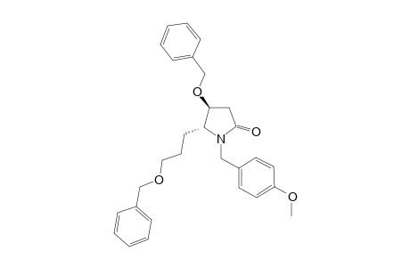(4S,5R)-1-[(4-methoxyphenyl)methyl]-4-phenylmethoxy-5-(3-phenylmethoxypropyl)-2-pyrrolidinone