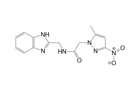 1H-pyrazole-1-acetamide, N-(1H-benzimidazol-2-ylmethyl)-5-methyl-3-nitro-
