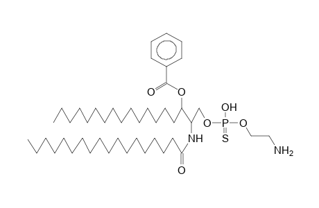 3-BENZOYL-2-STEAROYL-RAC-SFINGANIN-1-(2-AMINOETHYL)THIONPHOSPHATE