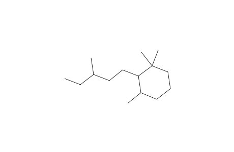 Cyclohexane, 1,1,3-trimethyl-2-(3-methylpentyl)-