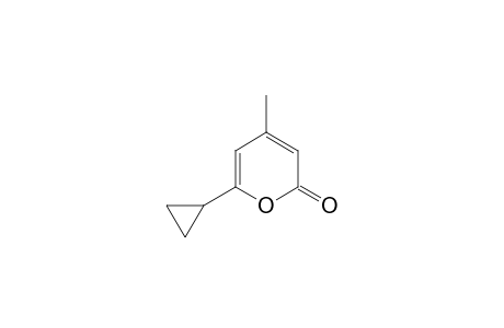 6-cyclopropyl-4-methyl-2H-pyran-2-one