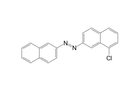 8-Chloro-2-(2-naphthylazo)naphthalene