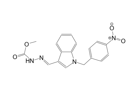methyl (2E)-2-{[1-(4-nitrobenzyl)-1H-indol-3-yl]methylene}hydrazinecarboxylate