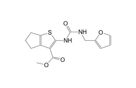 4H-cyclopenta[b]thiophene-3-carboxylic acid, 2-[[[(2-furanylmethyl)amino]carbonyl]amino]-5,6-dihydro-, methyl ester