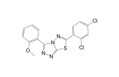 6-(2,4-dichlorophenyl)-3-(2-methoxyphenyl)[1,2,4]triazolo[3,4-b][1,3,4]thiadiazole