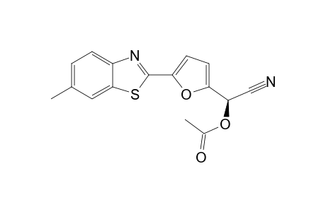 Acetic acid (R)-cyano-[5-(6-methyl-benzothiazol-2-yl)-furan-2-yl]-methyl ester