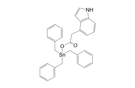 4-Indolylmethylcarboxylic acid tribenzyltin ester