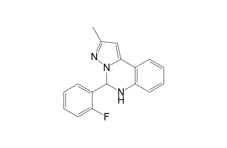 Pyrazolo[1,5-c]quinazoline, 5-(2-fluorophenyl)-5,6-dihydro-2-methyl-