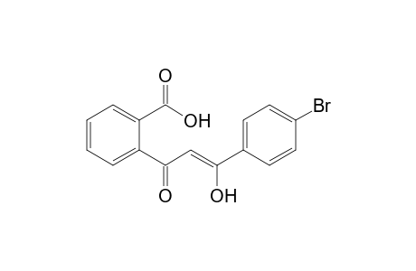 2-[(2Z)-3-Hydroxy-3-(4-bromophenyl)-1-oxoprop-2-enyl]benzoic acid
