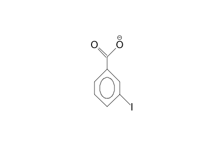3-Iodo-benzoic acid, anion