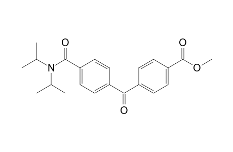 Methyl 4-[4'-(N,N-diisopropylaminocarbonyl)benzoyl]-benzoate