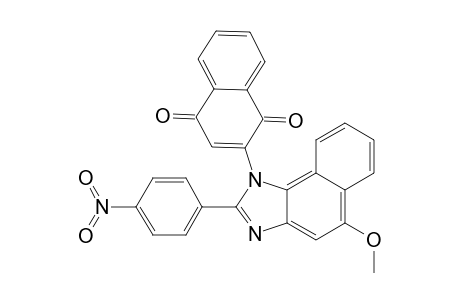 2-[5-Methoxy-2-(4-nitrophenyl)naphtho[1,2-d]imidazol-1-yl]-1,4-naphthoquinone