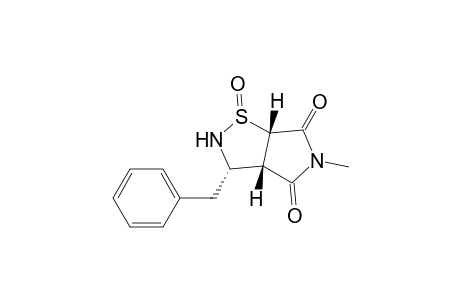 2H-Pyrrolo[3,4-d]isothiazole-4,6(3H,5H)-dione, dihydro-5-methyl-3-(phenylmethyl)-, 1-oxide, (3.alpha.,3a.beta.,6a.beta.)-