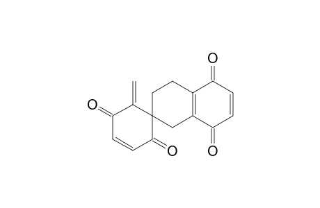 Spiro[3-cyclohexene-1,2'(1'H)-naphthalene]-2,5,5',8'-tetrone, 3',4'-dihydro-6-methylene-