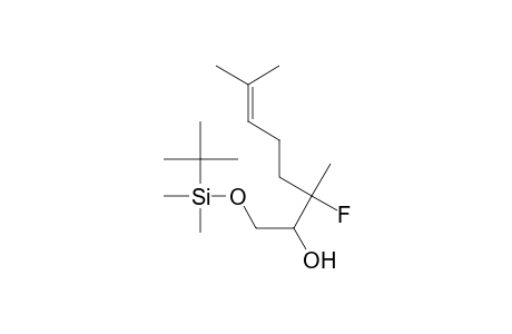 1-(t-Butyldimethylsiloxy)-3,7-dimethyl-3-fluoro-6-octen-2-ol