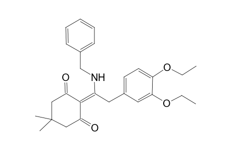 1,3-Cyclohexanedione, 2-[2-(3,4-diethoxyphenyl)-1-[(phenylmethyl)amino]ethylidene]-5,5-dimethyl-