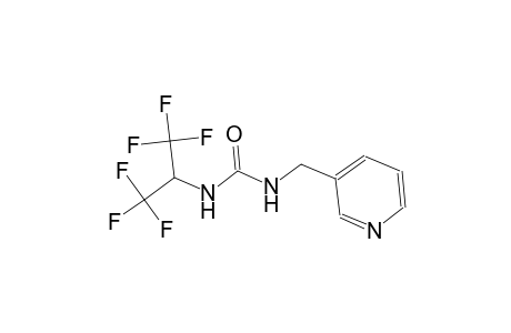 N-(3-pyridinylmethyl)-N'-[2,2,2-trifluoro-1-(trifluoromethyl)ethyl]urea