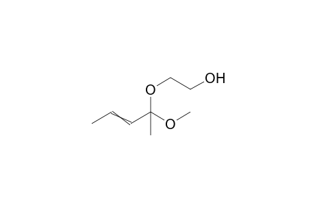 2-((2-methoxypent-3-en-2-yl)oxy)ethan-1-ol
