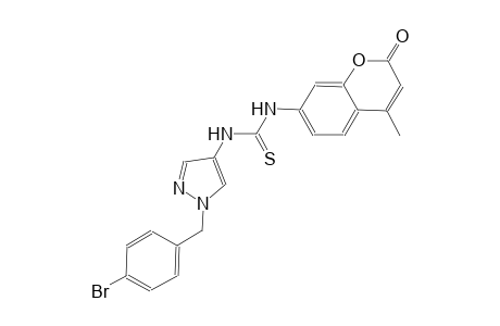 N-[1-(4-bromobenzyl)-1H-pyrazol-4-yl]-N'-(4-methyl-2-oxo-2H-chromen-7-yl)thiourea