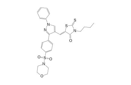 4-thiazolidinone, 3-butyl-5-[[3-[4-(4-morpholinylsulfonyl)phenyl]-1-phenyl-1H-pyrazol-4-yl]methylene]-2-thioxo-, (5Z)-