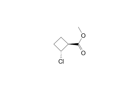 trans-2-Chlorocyclobutanecarboxylic acid, methyl ester