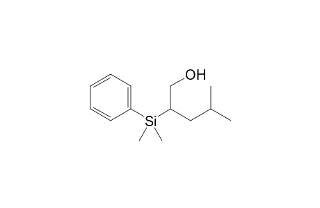 2-[dimethyl(phenyl)silyl]-4-methyl-1-pentanol