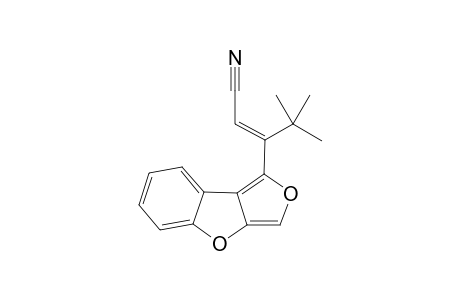 E-3- (Furo[3,4-b] benzofuran-1'-yl)-4,4-dimethyl-2-pentenenitrile