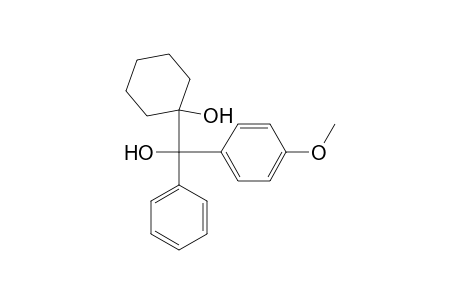 1-[(4-methoxyphenyl)-oxidanyl-phenyl-methyl]cyclohexan-1-ol