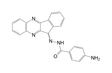 4-amino-N'-(11H-indeno[1,2-b]-quinoxalin-11-ylidene)benzohydrazide