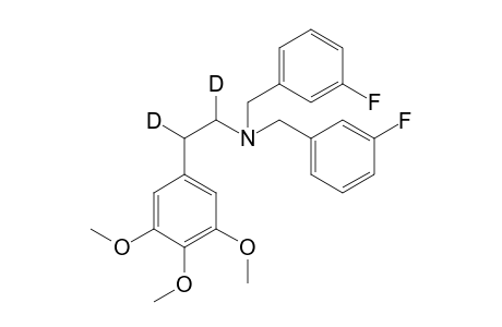 Mescaline D2 N,N-bis(3-fluorobenzyl)