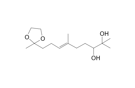 2,6-Dimethyl-10-(ethylenedioxy)-6-undecen-2,3-diol