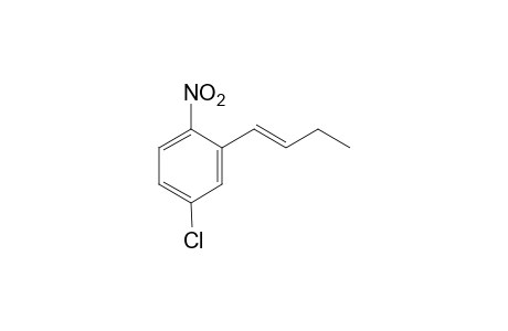 (E)-2-(But-1-enyl)-4-chloronitrobenzene