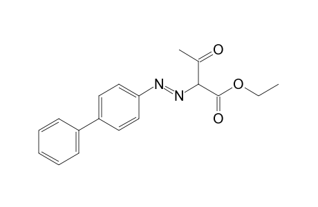 2-[(p-biphenylyl)azo]acetoacetic acid, ethyl ester