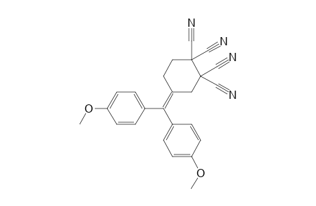 4-Bis(4-methoxyphenyl)methylidenecyclohexane-1,1,2,2-tetracarbonitrile