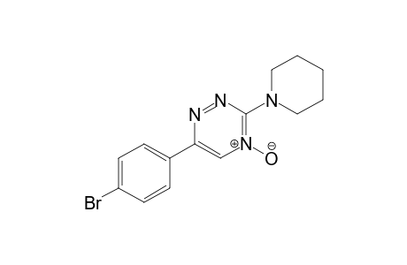 3-Piperidino-6-(4-bromophenyl)-1,2,4-triazine 4-oxide