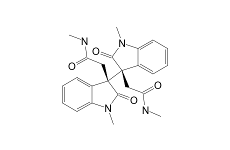 2-[(3R)-2-keto-3-[(3R)-2-keto-3-(2-keto-2-methylamino-ethyl)-1-methyl-indolin-3-yl]-1-methyl-indolin-3-yl]-N-methyl-acetamide