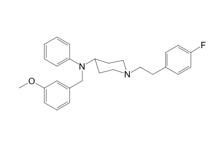 1-[2-(4-Fluorophenyl)ethyl]-N-(3-methoxybenzyl)-N-phenylpiperidin-4-amine