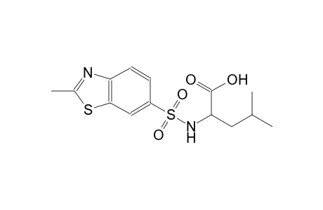 leucine, N-[(2-methyl-6-benzothiazolyl)sulfonyl]-