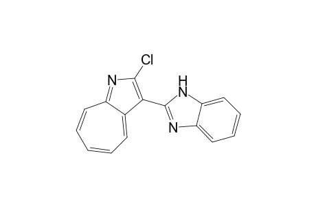 3-(1H-benzimidazol-2-yl)-2-chloranyl-cyclohepta[b]pyrrole