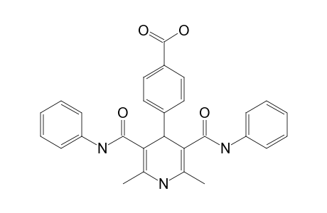 4-(2,6-DIMETHYL-3,5-BIS-(PHENYLCARBAMOYL)-1,4-DIHYDROPYRIDIN-4-YL)-BENZOIC-ACID