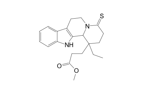 1,14-Secoeburnamenine-14-carboxylic acid, 14,15-dihydro-19-thioxo-, methyl ester, (.+-.)-