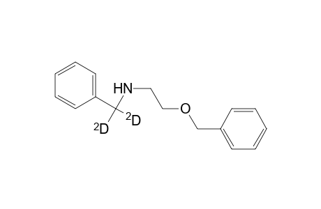 .alpha.-dideuterobenzylamino-.omega.-benzyloxyethane