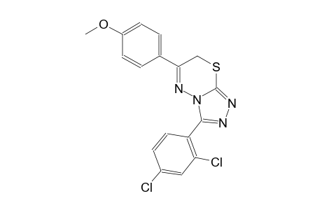 3-(2,4-dichlorophenyl)-6-(4-methoxyphenyl)-7H-[1,2,4]triazolo[3,4-b][1,3,4]thiadiazine