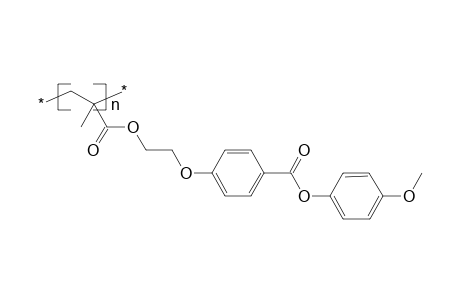 Poly[1-methyl-1-(methoxy-1,4-phenyleneoxybenzoyloxyethyleneoxycarbonyl)ethylene]
