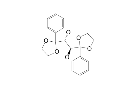 (-)-(1R,2R)-1,2-BIS-(2-PHENYL-1,3-DIOXOLAN-2-YL)-ETHANE-1,2-DIOL