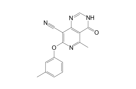 8-Cyano-7-(3-methylphenyl)-5-methylpyrido[4,3-d]pyrimidin-4-one