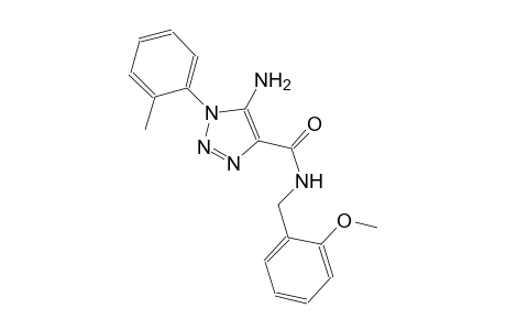 1H-1,2,3-triazole-4-carboxamide, 5-amino-N-[(2-methoxyphenyl)methyl]-1-(2-methylphenyl)-
